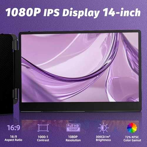 Laptop Screen Extender - S2 14 Inches 1920 x 1080 Pixels