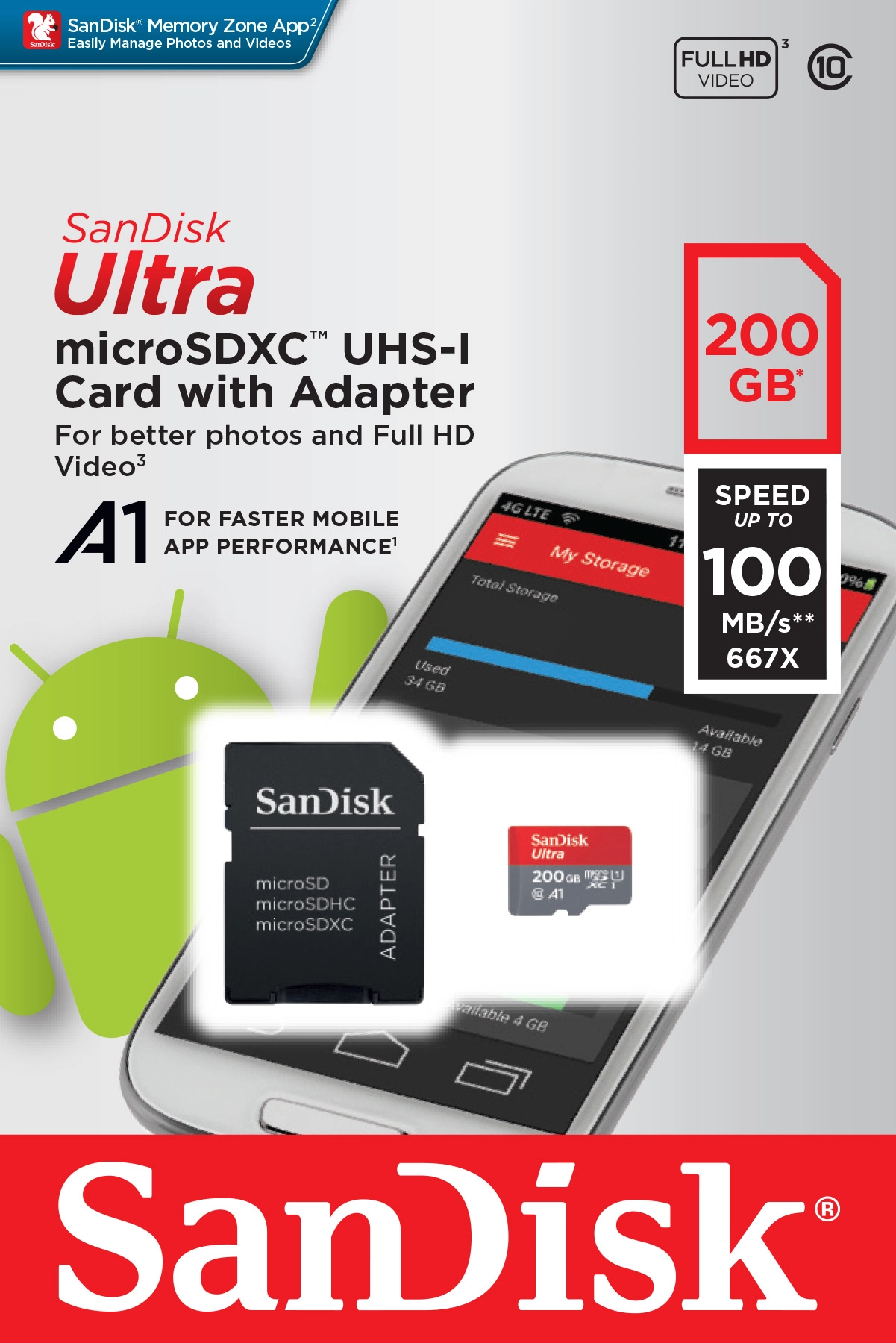 Ultra microSDXC UHS-I 200GB
