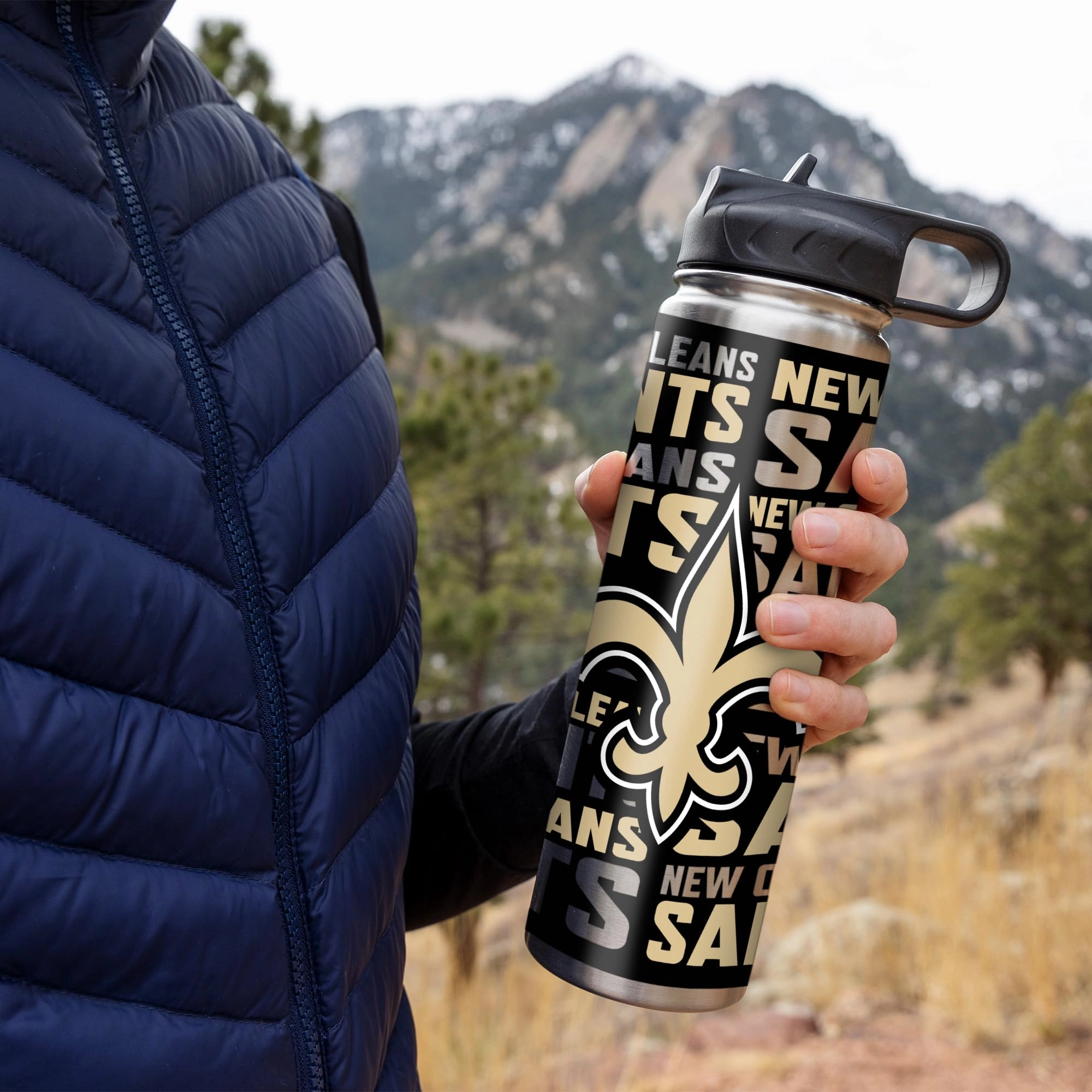 Stainless Steel NFL Football Tumbler - 650ml