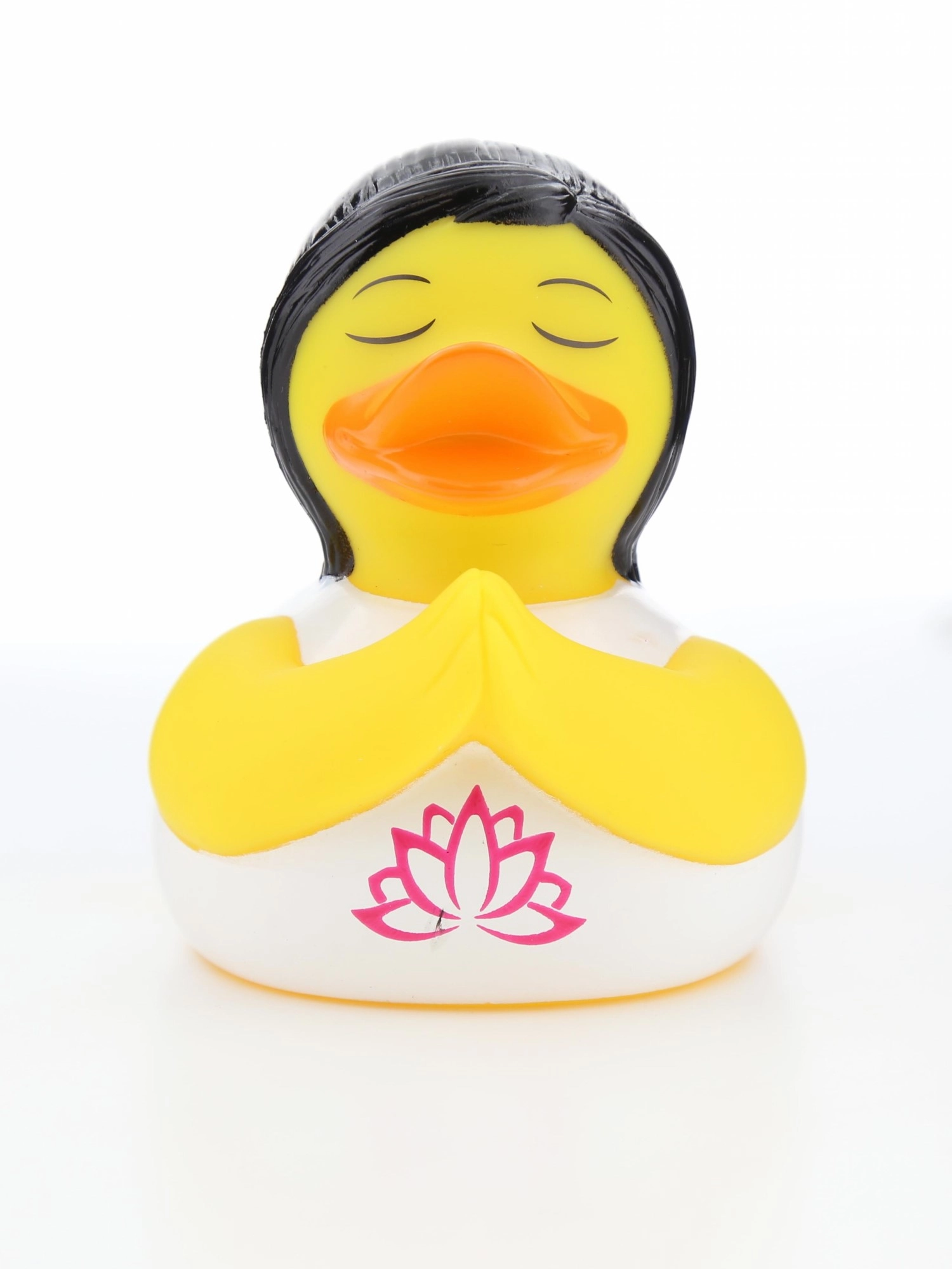 LILALU Yoga Rubber Duck - 8.5 x 8.5 x 7.5 cm Rubber