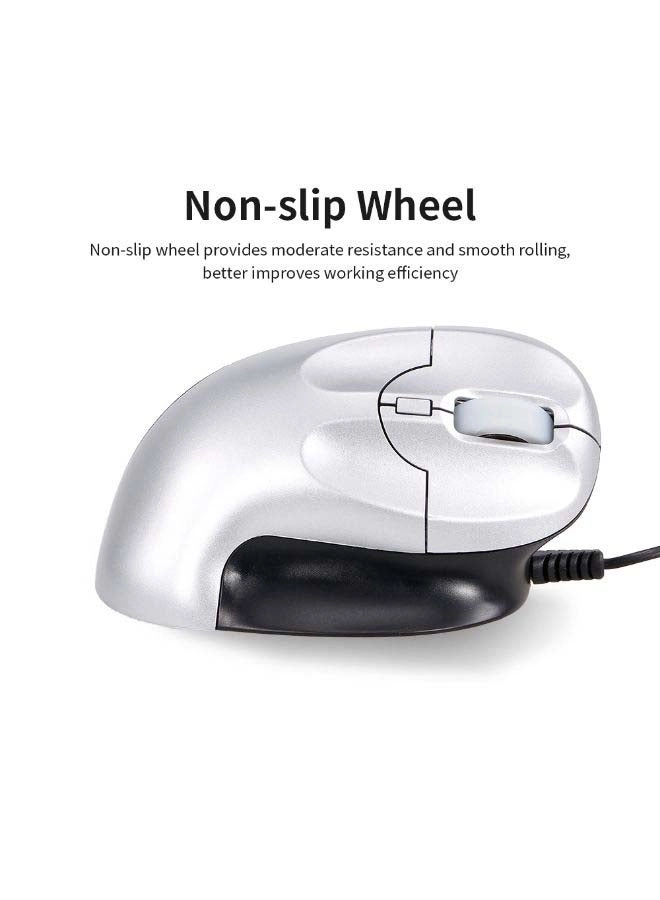 NIBEMINENT 6D Vertical Optical Mouse - Wired