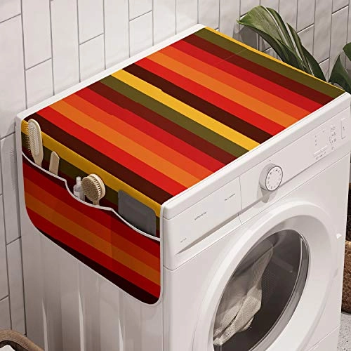 Washing Machine Organizer - 47" x 18.5" Red Green