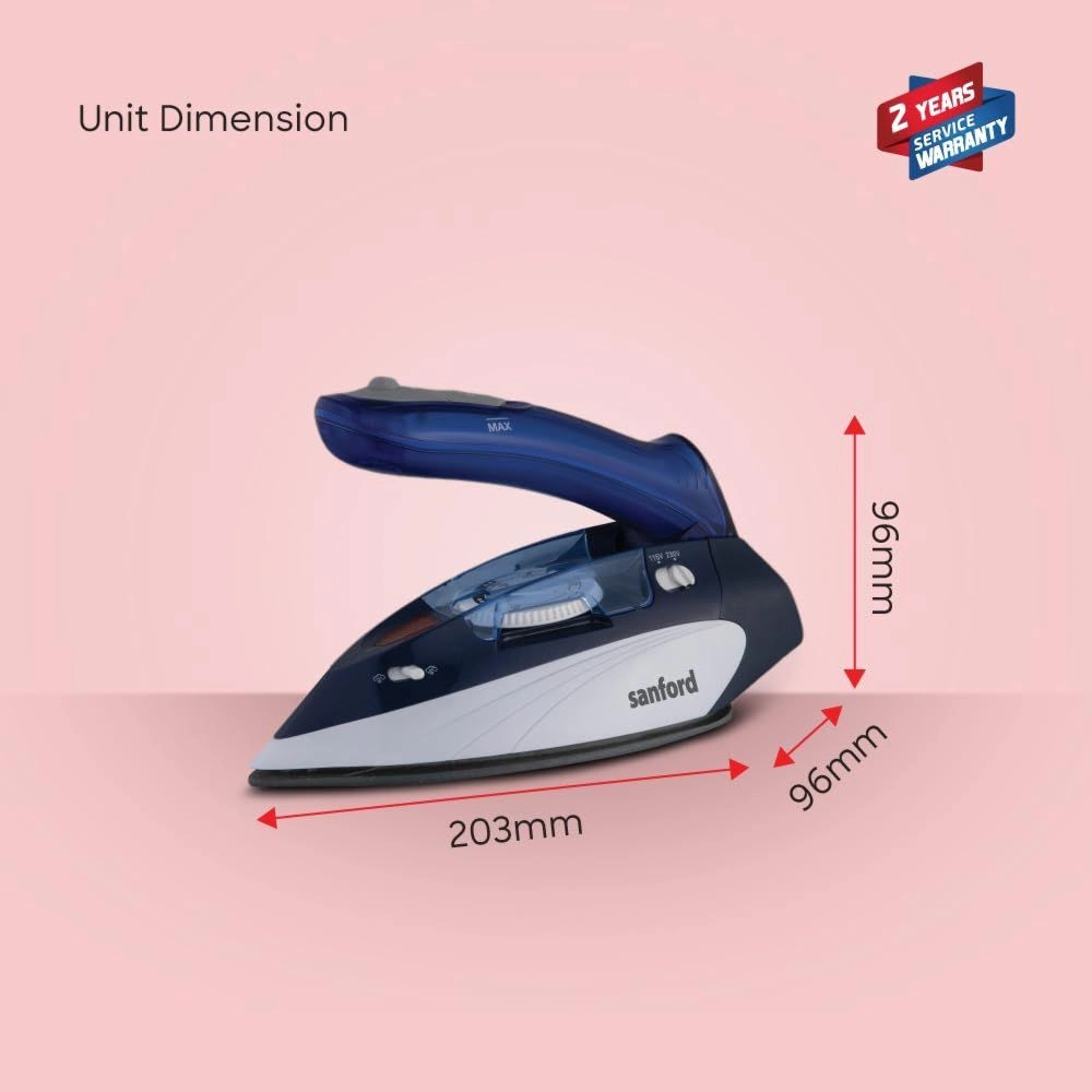 Travel Steam Iron - 900-1100W Dual Voltage