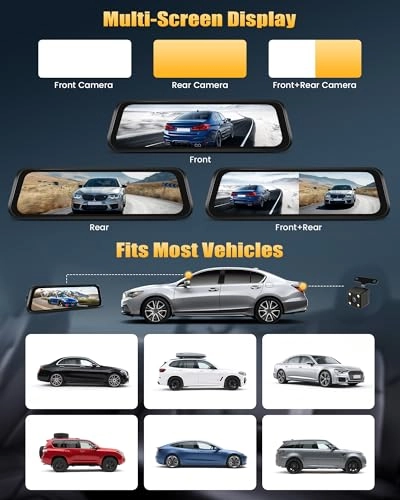 Mirror Dash Cam - 1080P