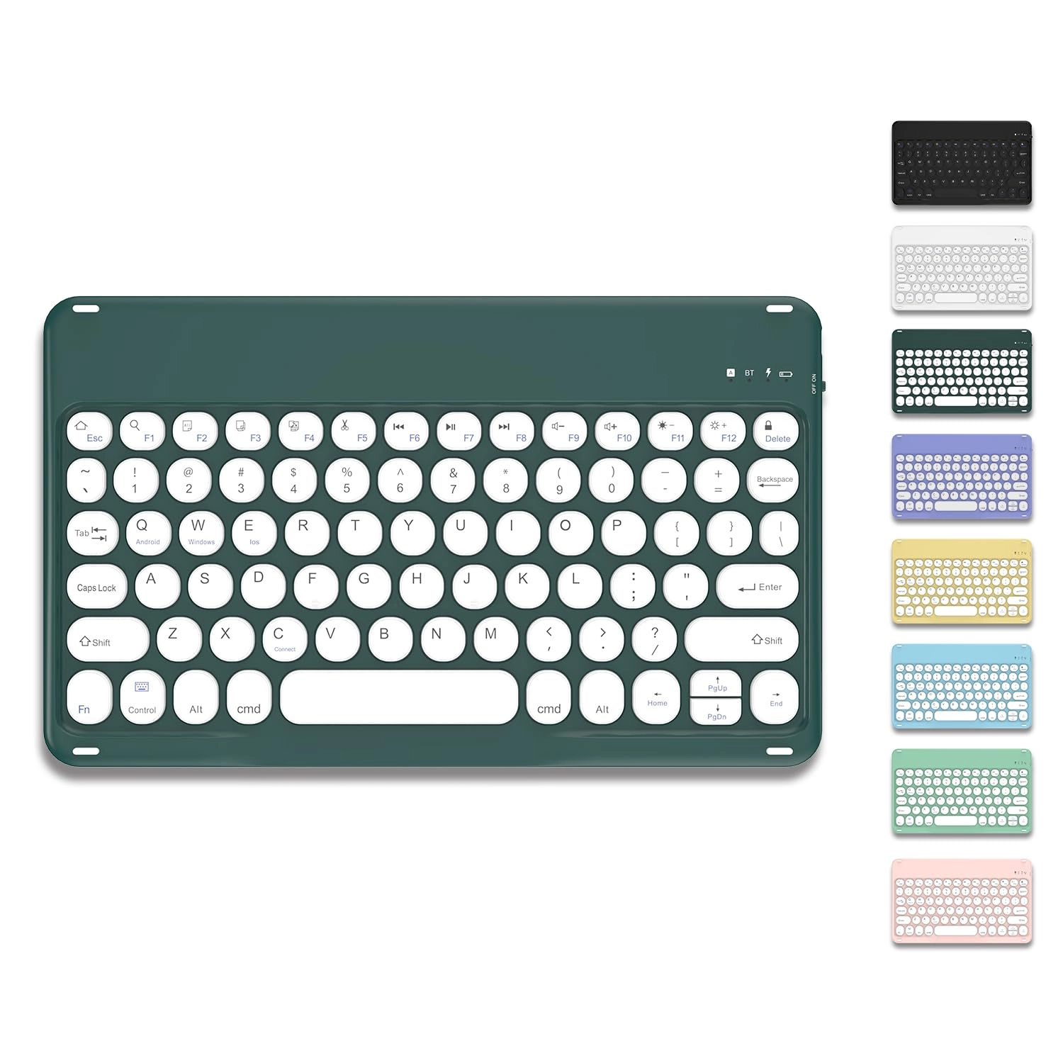 Wireless Bluetooth Rechargeable Keyboard - QWERTY Bluetooth