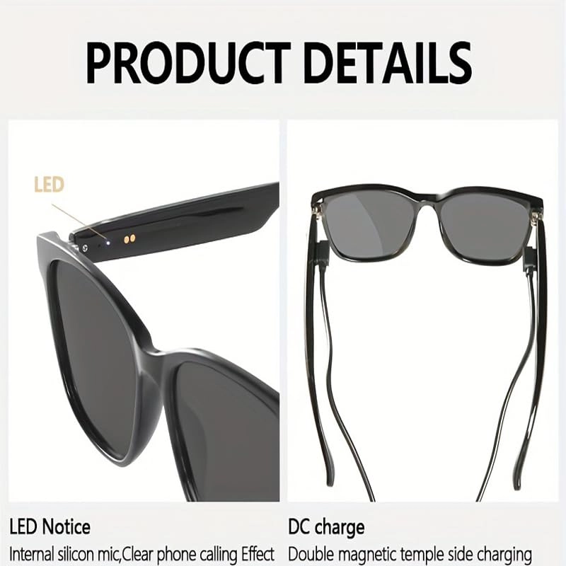 Smart Audio Glasses - BT V5.4 UV400