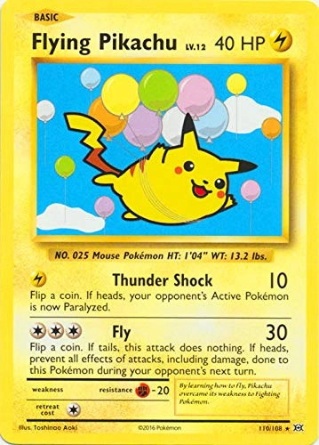 Pokemon USA, Inc. Flying Pikachu 110/108