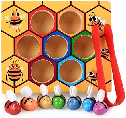 BLOOMING TIME 3D puzzle bee nest box - Wooden Color Matching