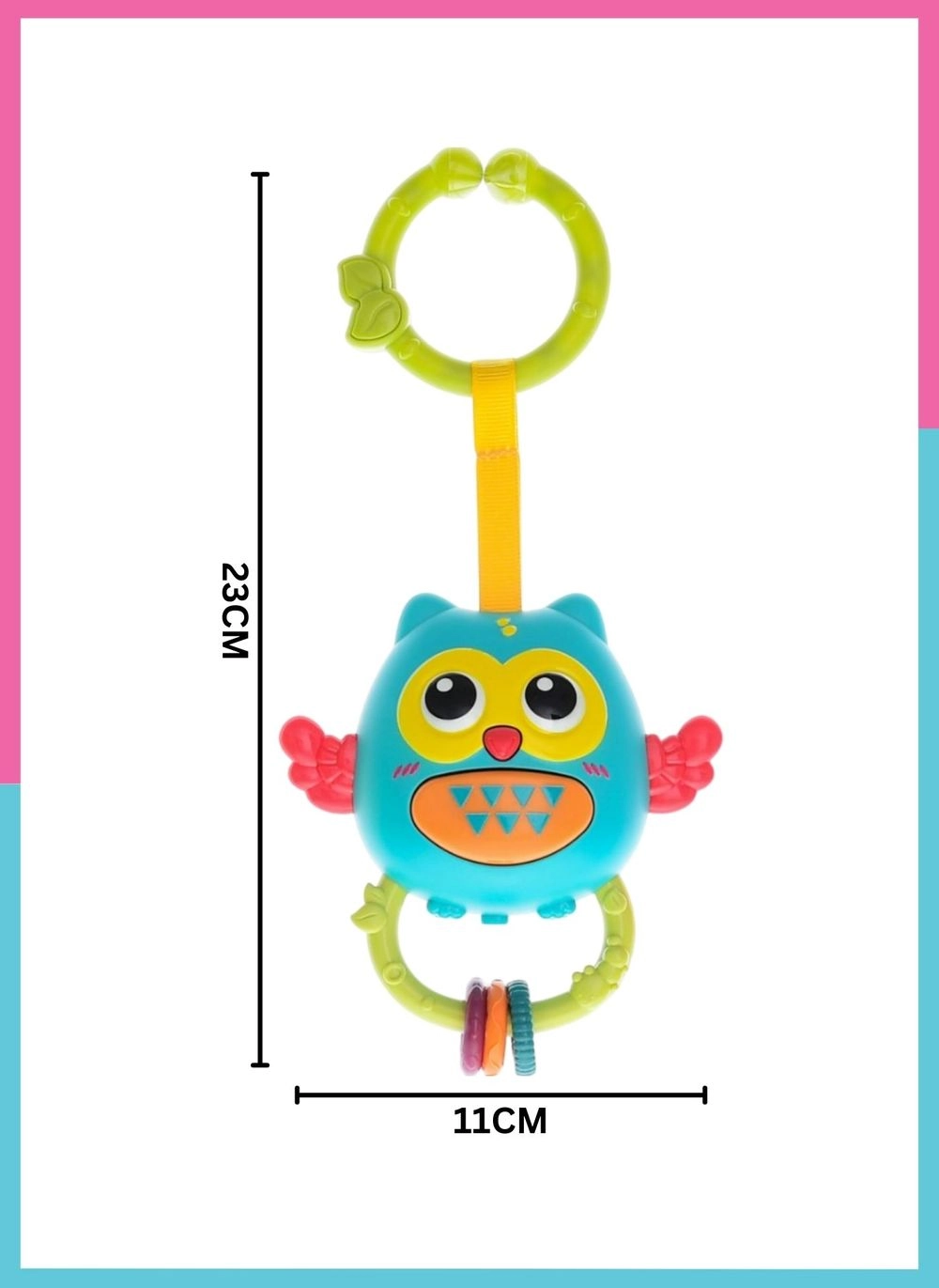 Baby Stroller Plush Hanging Mobile Rattle Toy - Suitable for 3 months and above