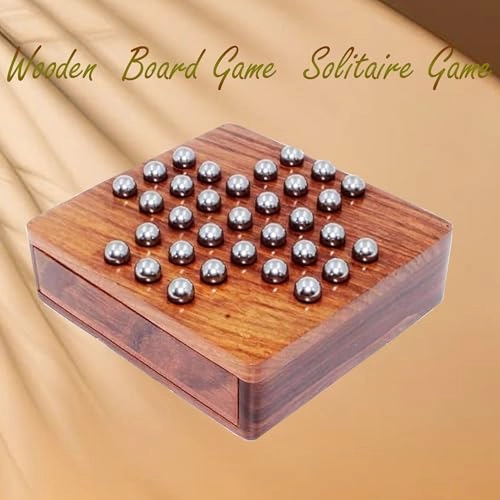 Tic Tac Toe + Solitare - Wooden