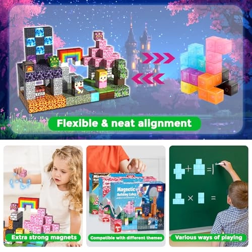 Magnetic Blocks - 150 pcs Adventure World