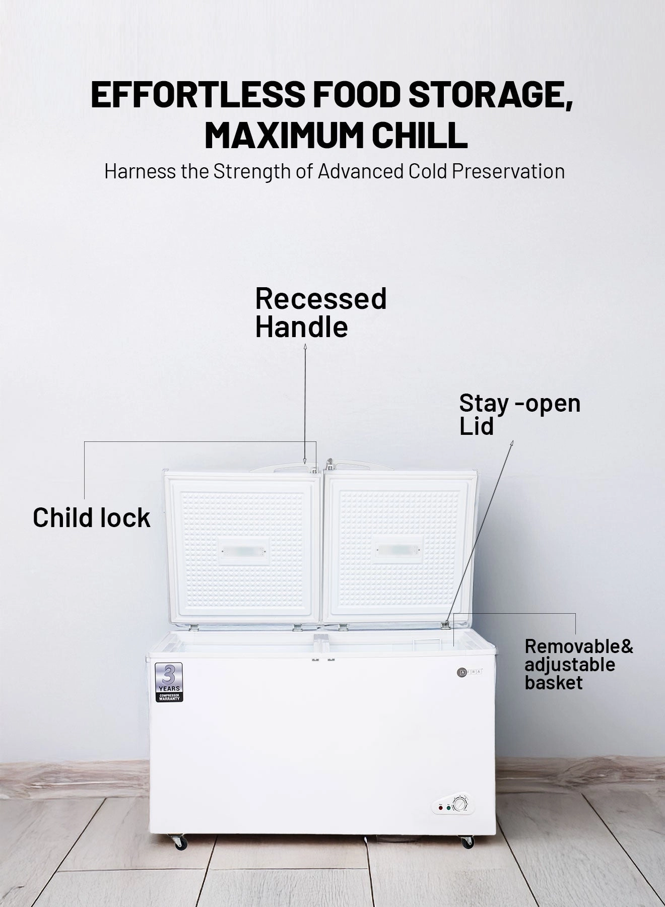 AF-4500CFWT - Direct Cooling Manual Defrost
