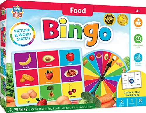 Educational-Food Bingo Game - 0 months and up 1 pieces