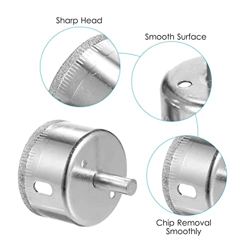 Diamond Drill Bits - Carbon Steel 18Pcs 0.2in~2in