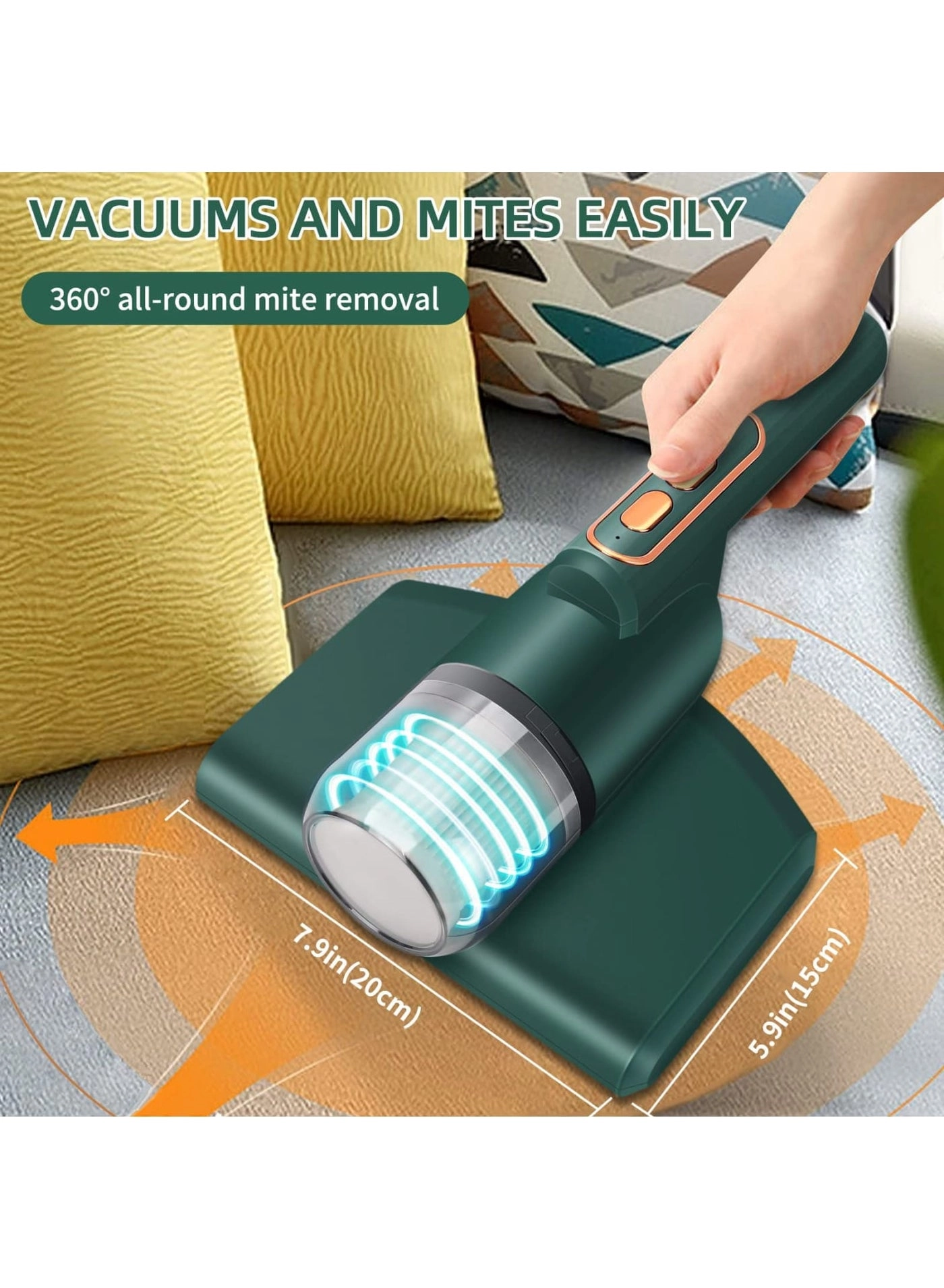 Bed Vacuum Cleaner - UV-C Cordless 55W