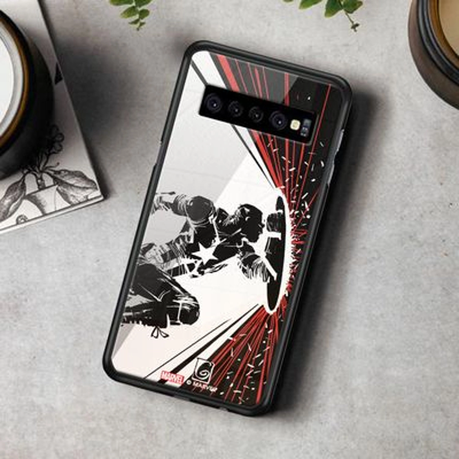 Captain America Frontline Defence Back Case for Galaxy S10