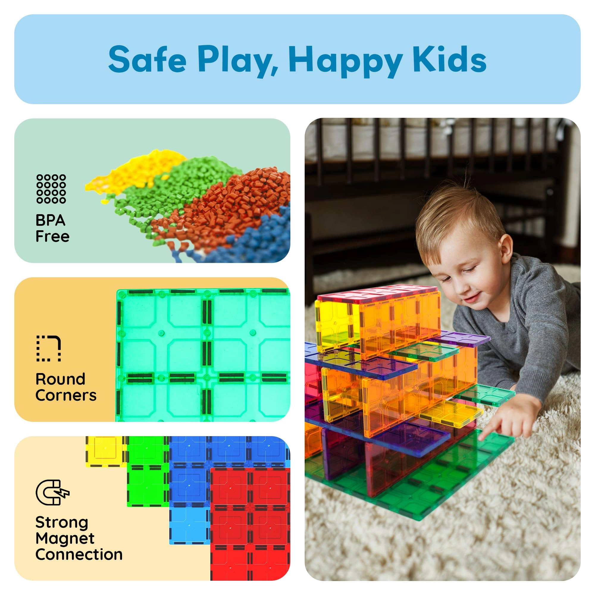 Magnetic Building Block - 4 pcs