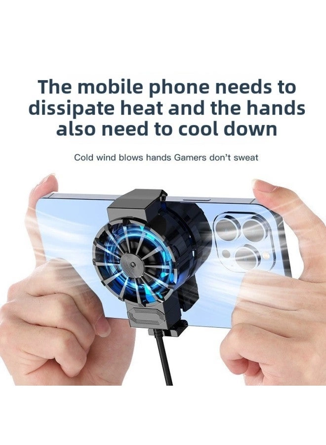 Air-Cooled Cooling Mobile Phone Radiator Cooling Fan - Back Clip Plug-In