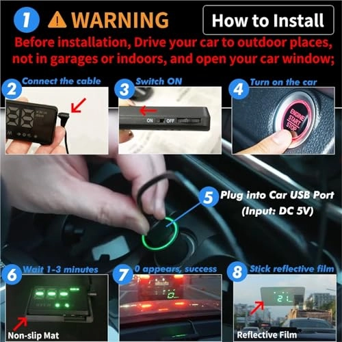 Head-up Display - 3.35 inch