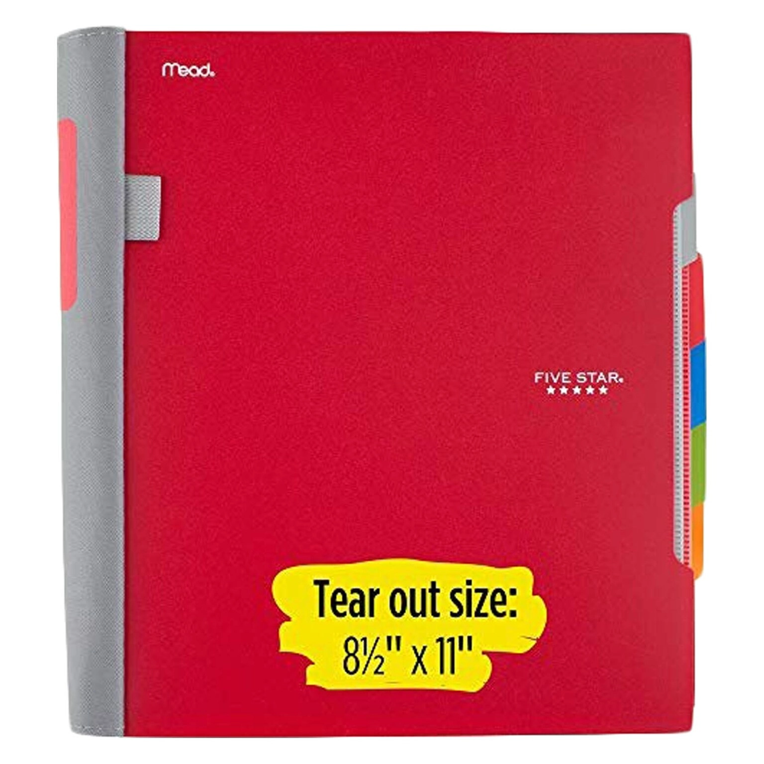 Mead 5 Star College Ruled Notebook - Lined 200 Sheets