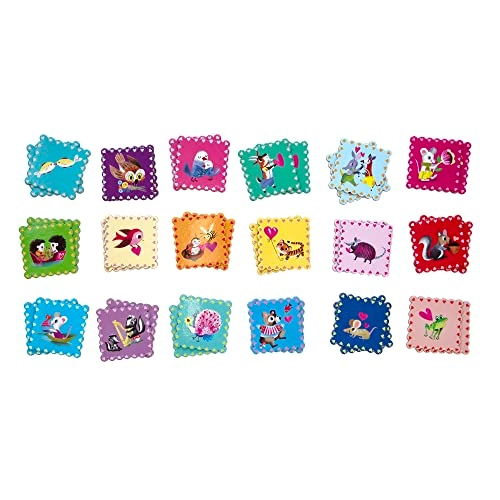 Love Little Square Memory & Matching Game - 3+ 18 pairs
