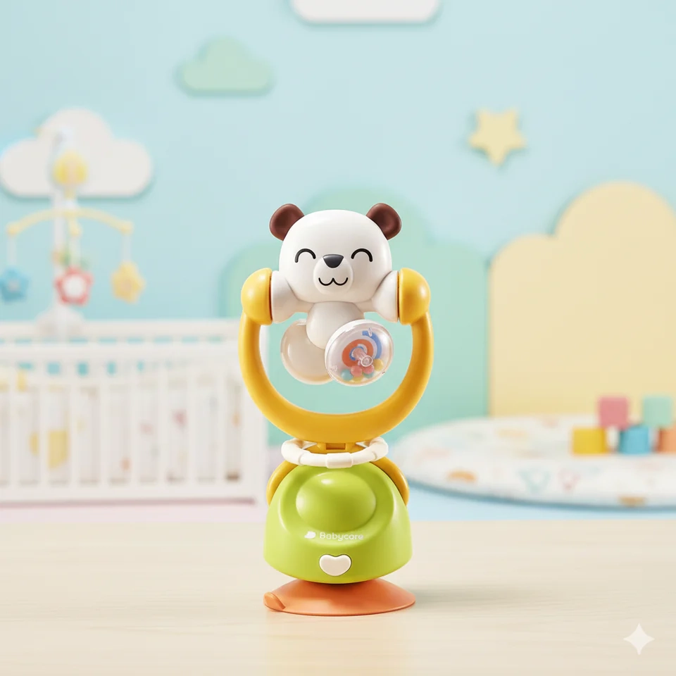 Baby Table Rattle Toy - Suitable for 0 month and above BPA-free, non-toxic materials
