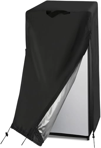 Refrigerator Cover - 33"W x 33"D x 67"H Black