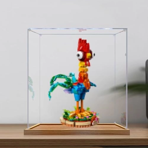 Display Case for LEGO 43272 Chicken Block Model - Acrylic
