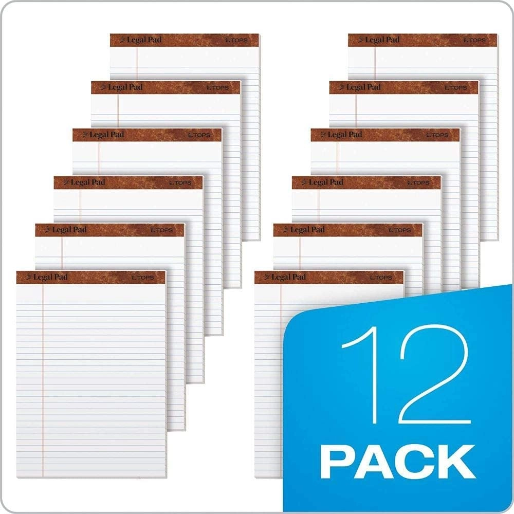 Legal Pad 11.75x8.5 inches Softcover - Lined 50 Sheets