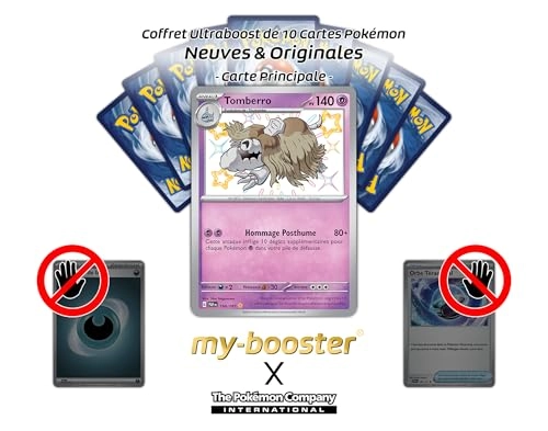 SV045-FR24-UB-168 - Box of 10 French Pokémon Cards 3+ years