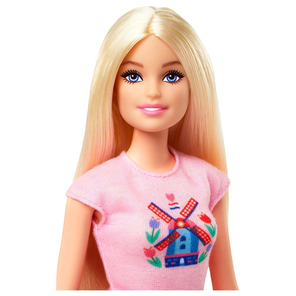 Pink Passport Holland Adventures - Blonde Doll Bicycle