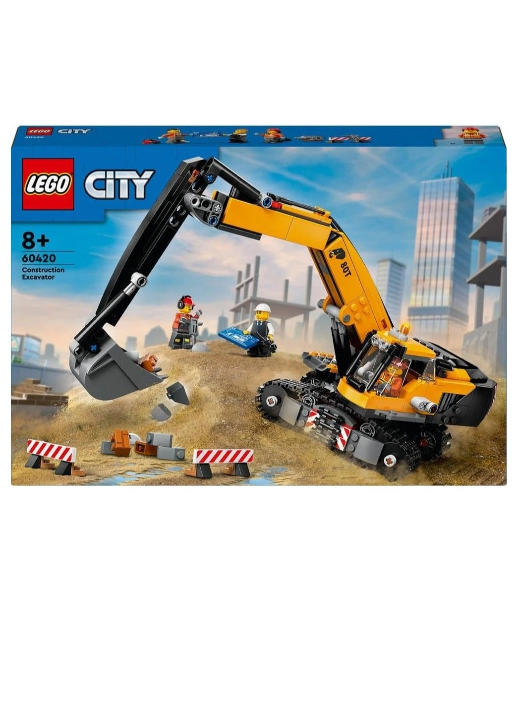 Construction Excavator - Yellow Ages 8+