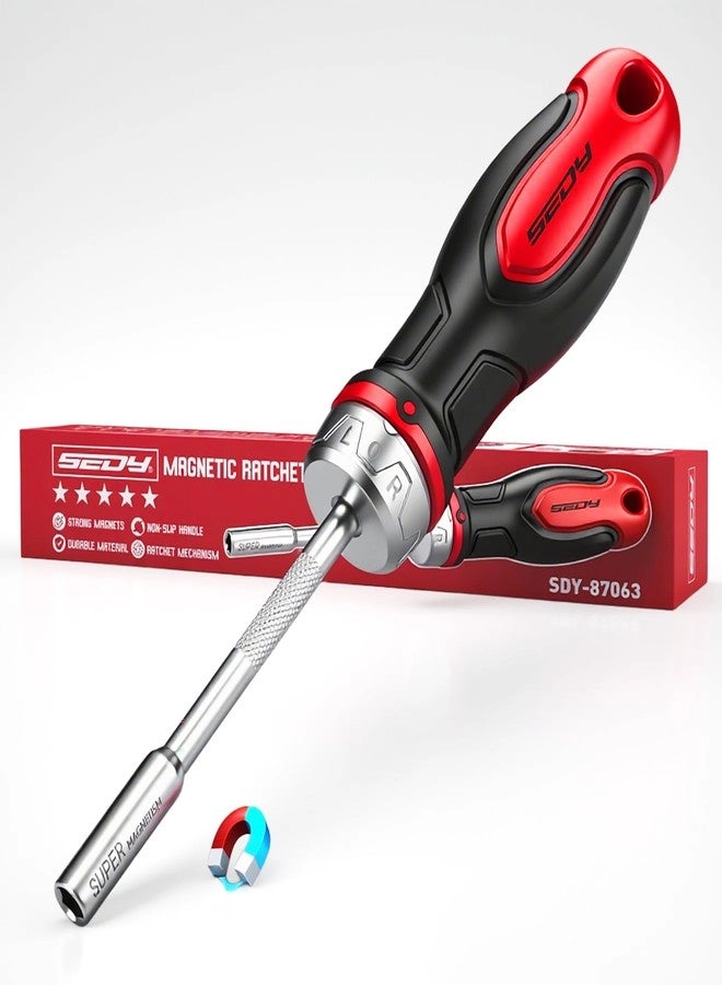 SEDY Magnetic Ratcheting Multi-Bit Screwdriver 220mm