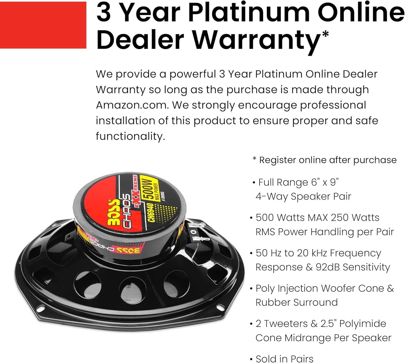CH6940 - 6x9 Inch 4 Way