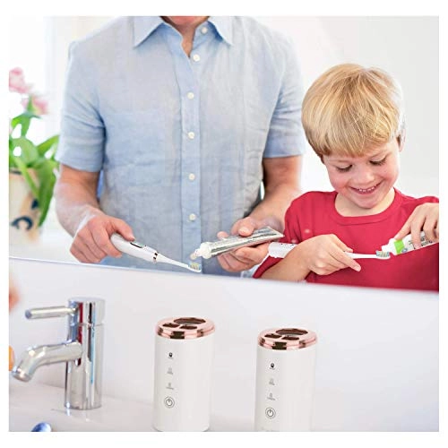 Sonic Electric Toothbrush - Rechargeable Inductive Charging Base 5 Modes 2 Brush Heads