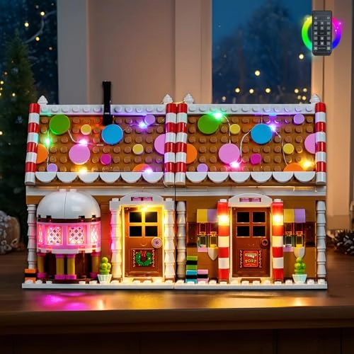 Light kit Compatible with Lego 40809 Festive Gingerbread House - RC Version USB