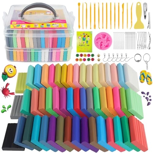 CyAJM Polymer Clay Kits - polymer 1.2712 Kg