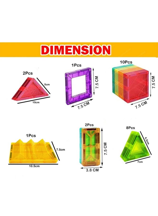 Magnetic Blocks - 26 pcs