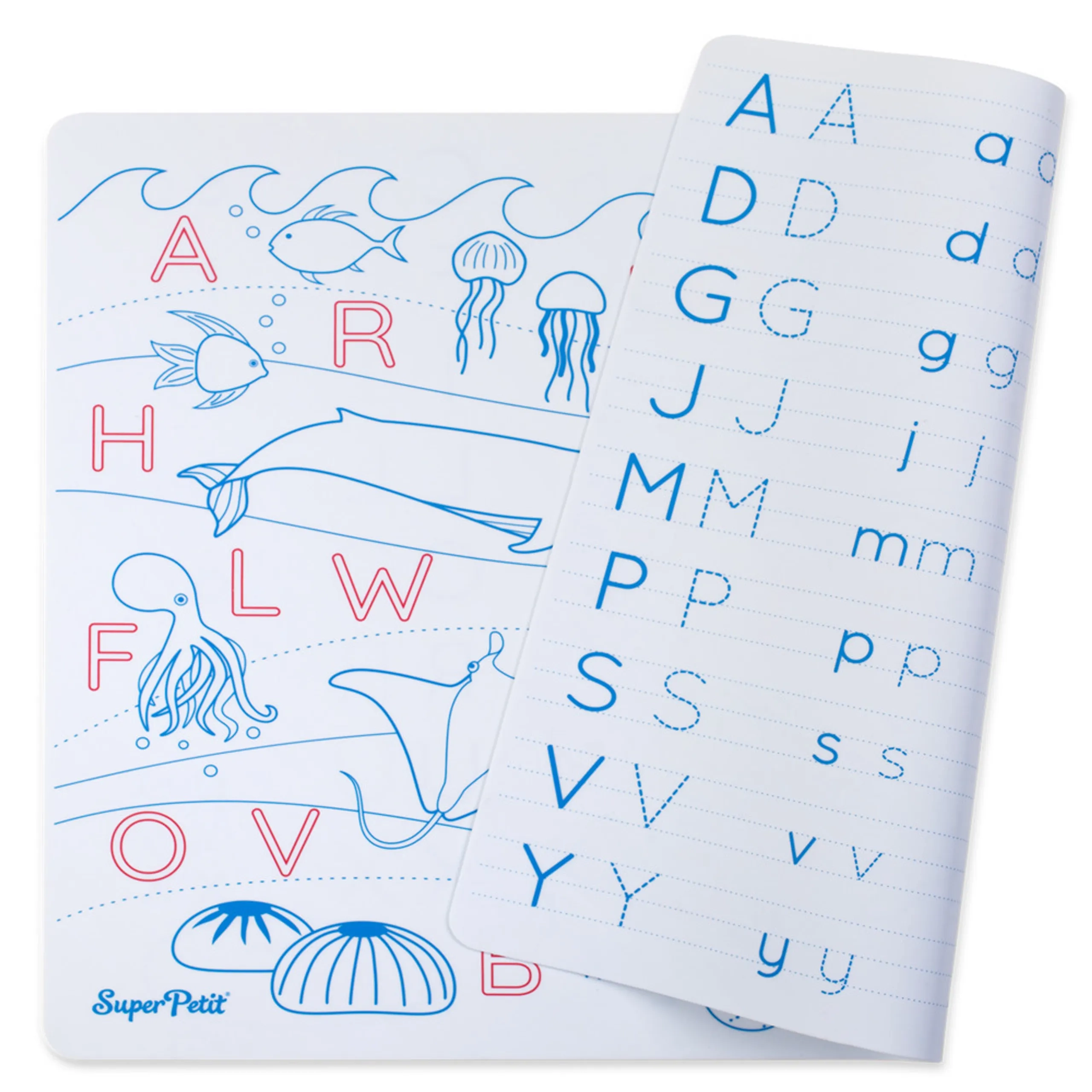 Ocean Alphabet Letters Reversible Mats - 3+ years