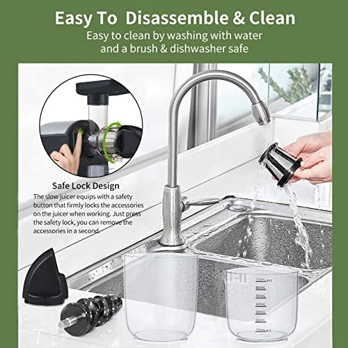 Masticating Juicer - 150 Watts 1500 Milliliters