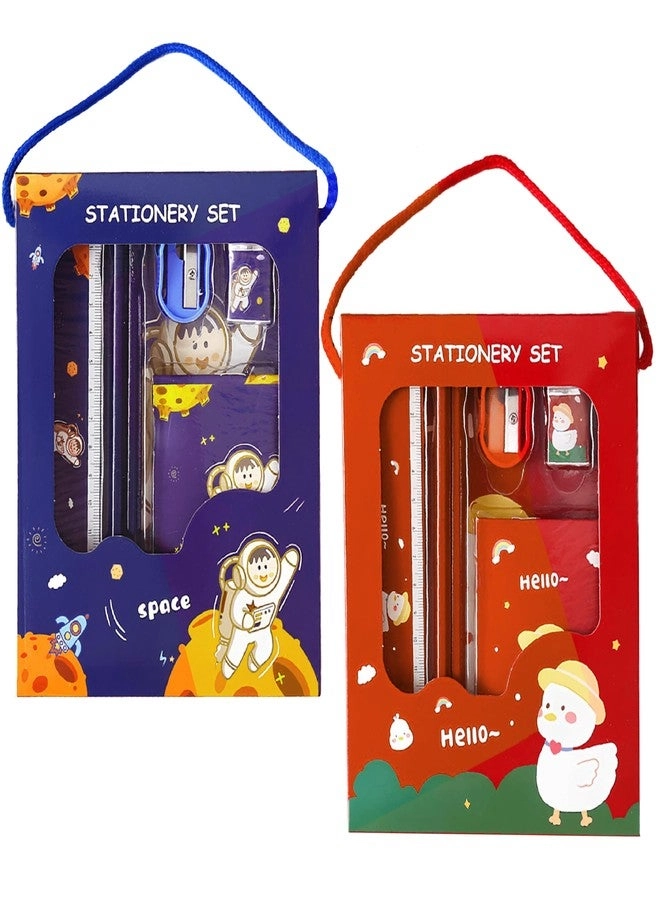 WOBBOX Stationery Set - 12Pcs Pack of 2