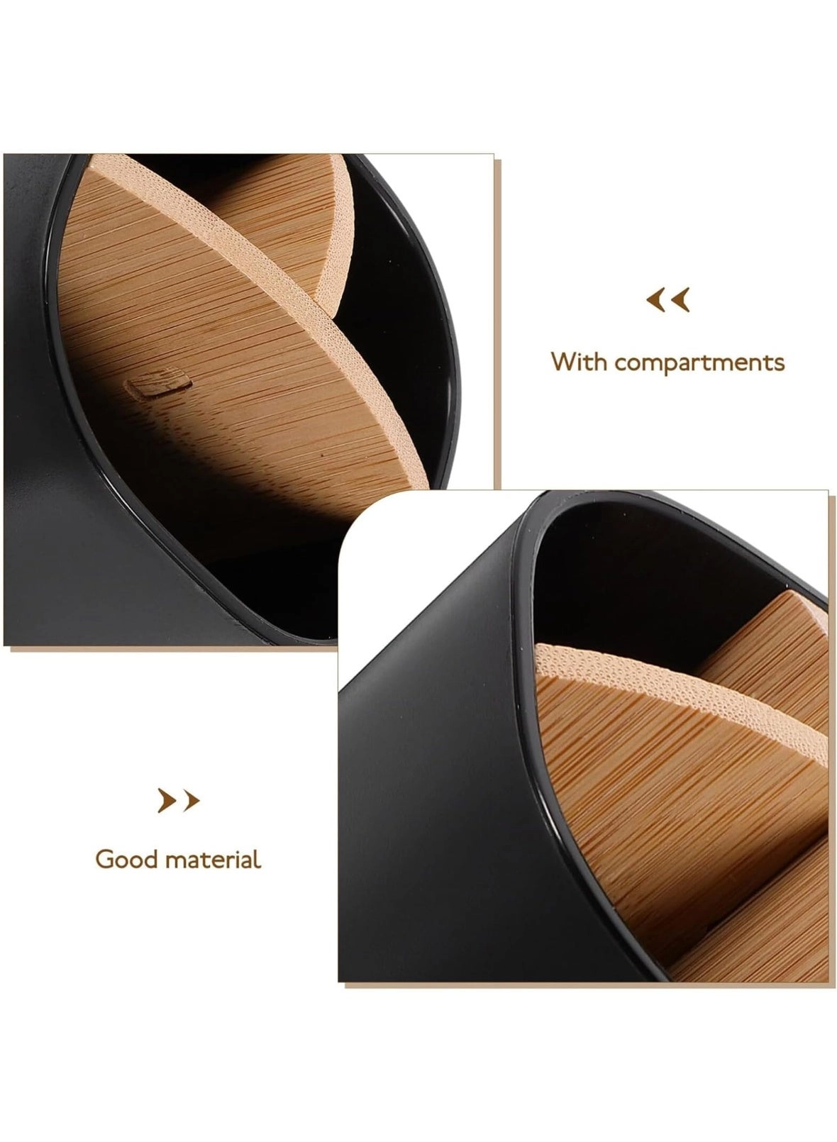 Bamboo Toothbrush Holder - Bathrooms 3 Slots