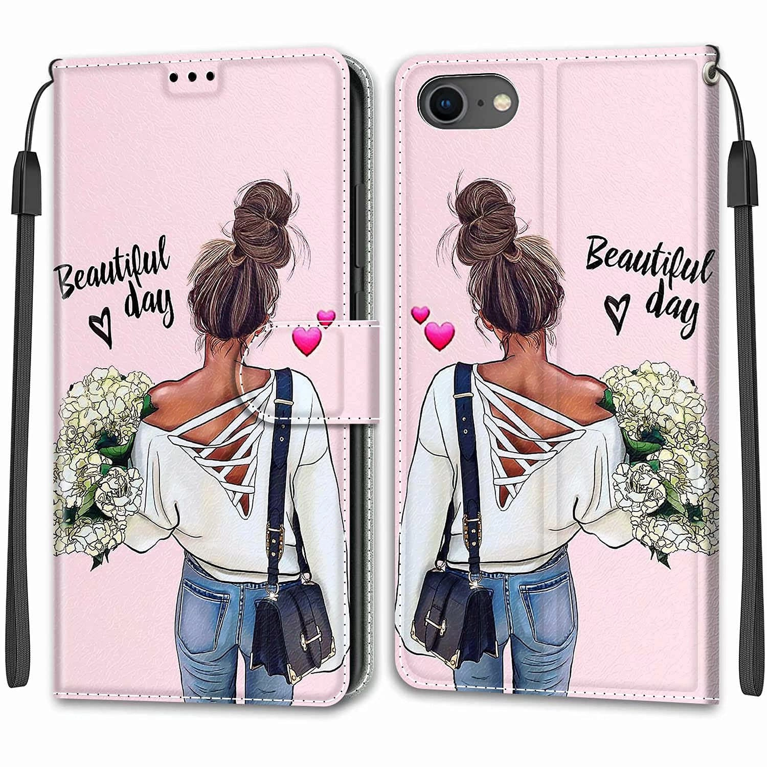 Nadoli Wallet Case Folio for iPhone 6S/6 4.7" - PU Leather + Tpu