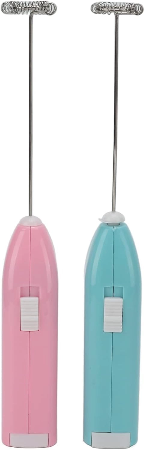Zerodis Mini Hand Mixer - 2 Pcs Stainless Steel Portable