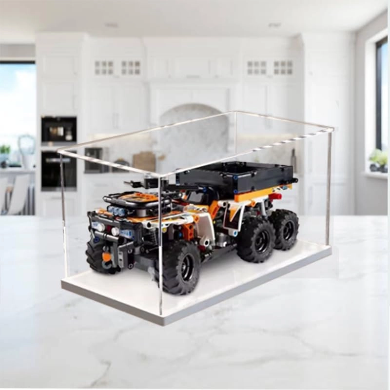 Display Case (42139) - 11.81x5.90x5.90in White Bottom