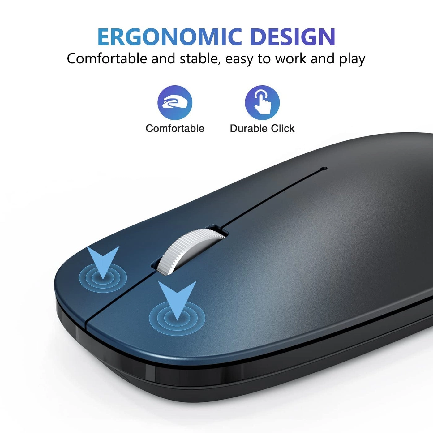 Ultra-Thin Mouse for iPad and iPhone - Bluetooth