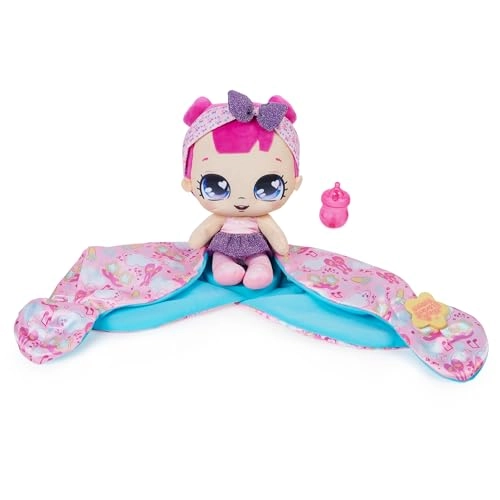 Surprise Plush Baby Doll - 9-inch Pink Blanket Over 80 Sounds Ages 4+