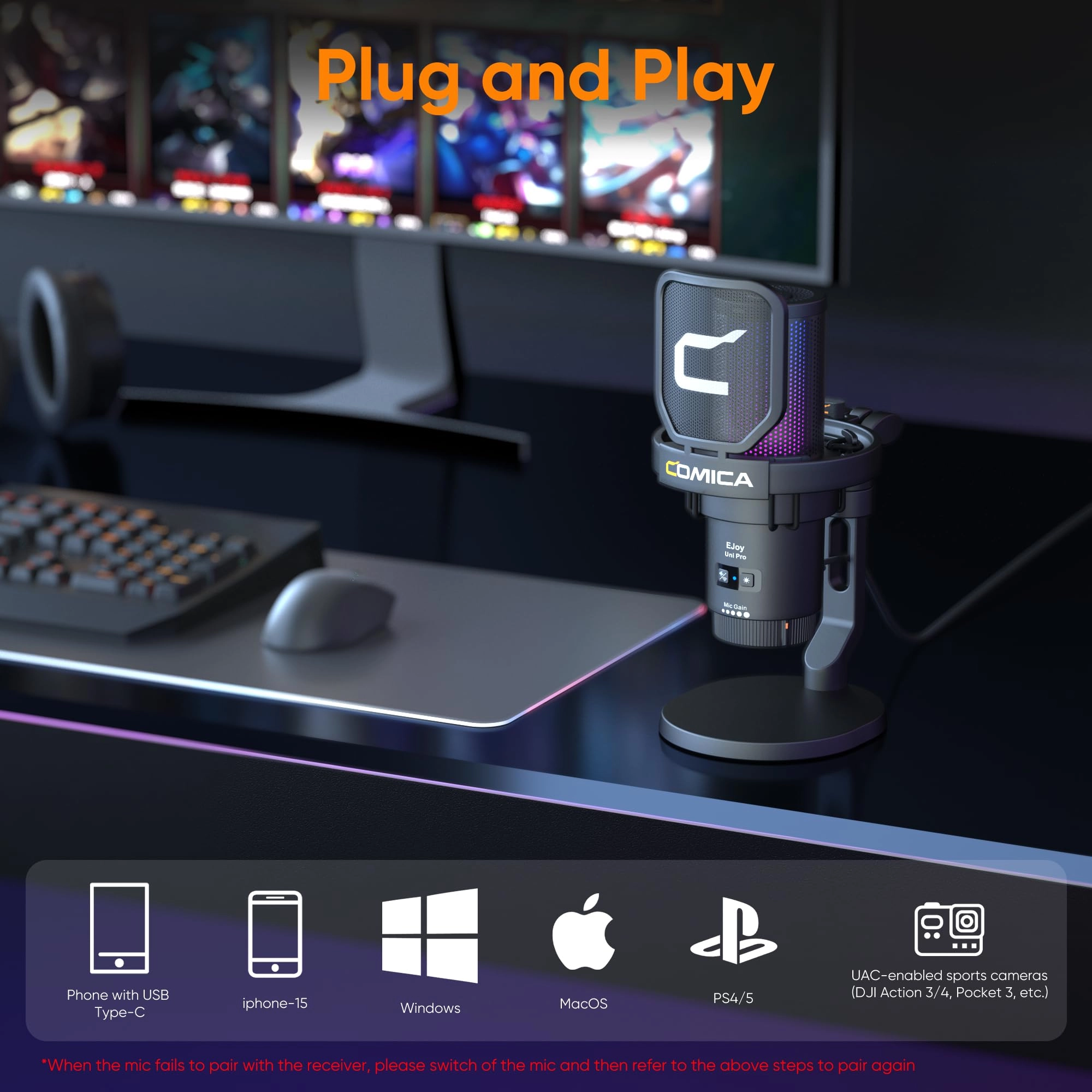 uni Pro USB+Wireless Microphone