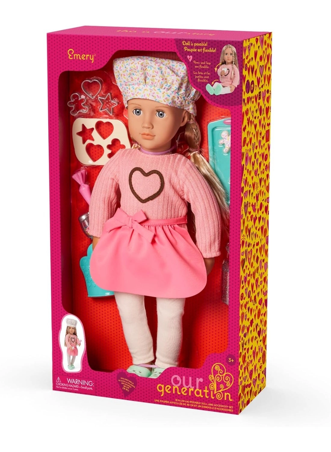 Emery Baking Doll - 18-inch light-blonde hair Ages 3+
