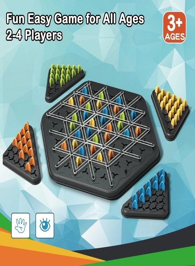 Chain Triangle Chess Game - Geometric